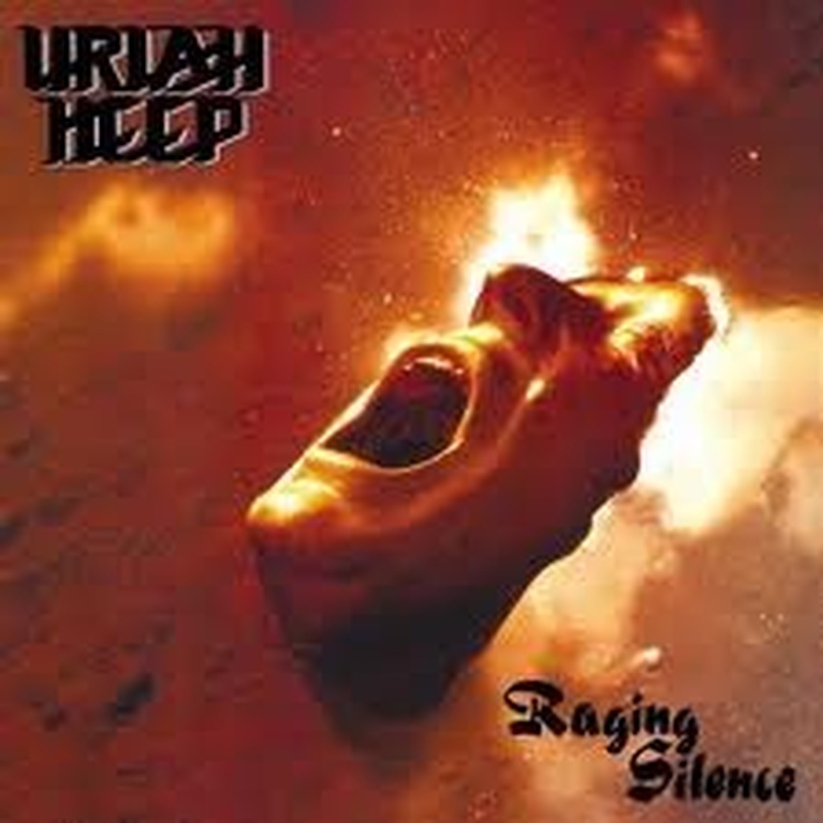 Raging Silence by Uriah Heep album cover