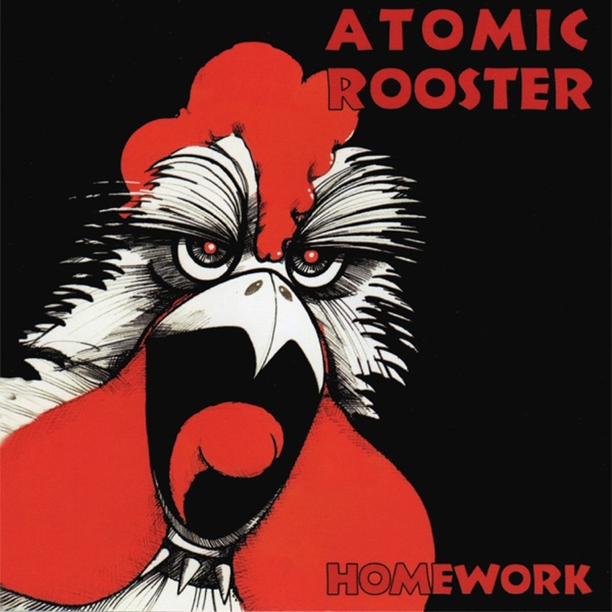 Homework (Atomic Rooster album) by Atomic Rooster album cover