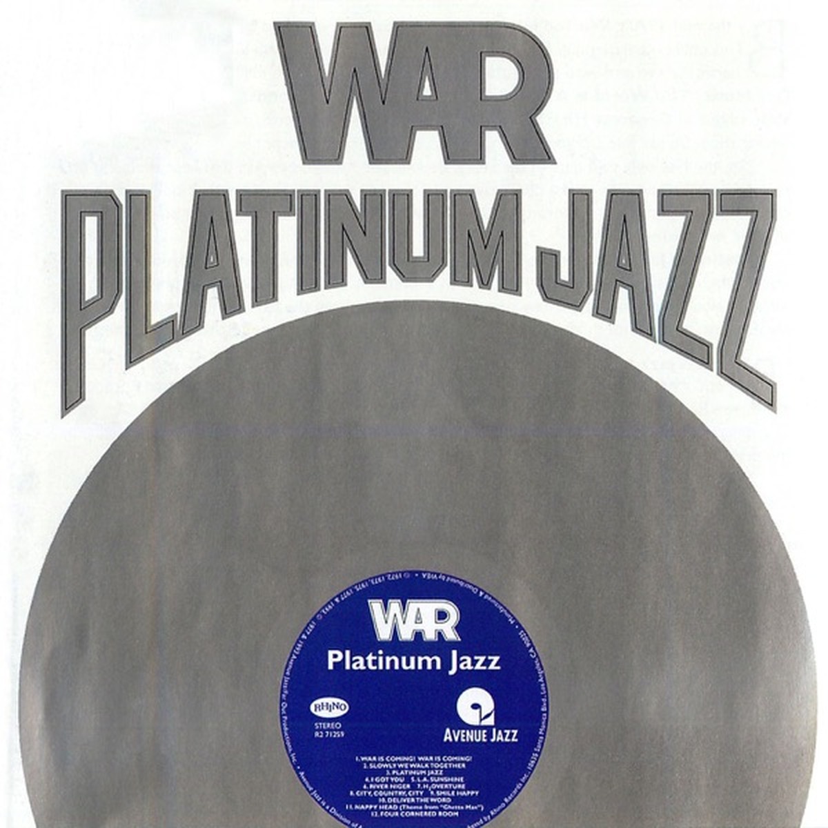 Platinum Jazz by War album cover