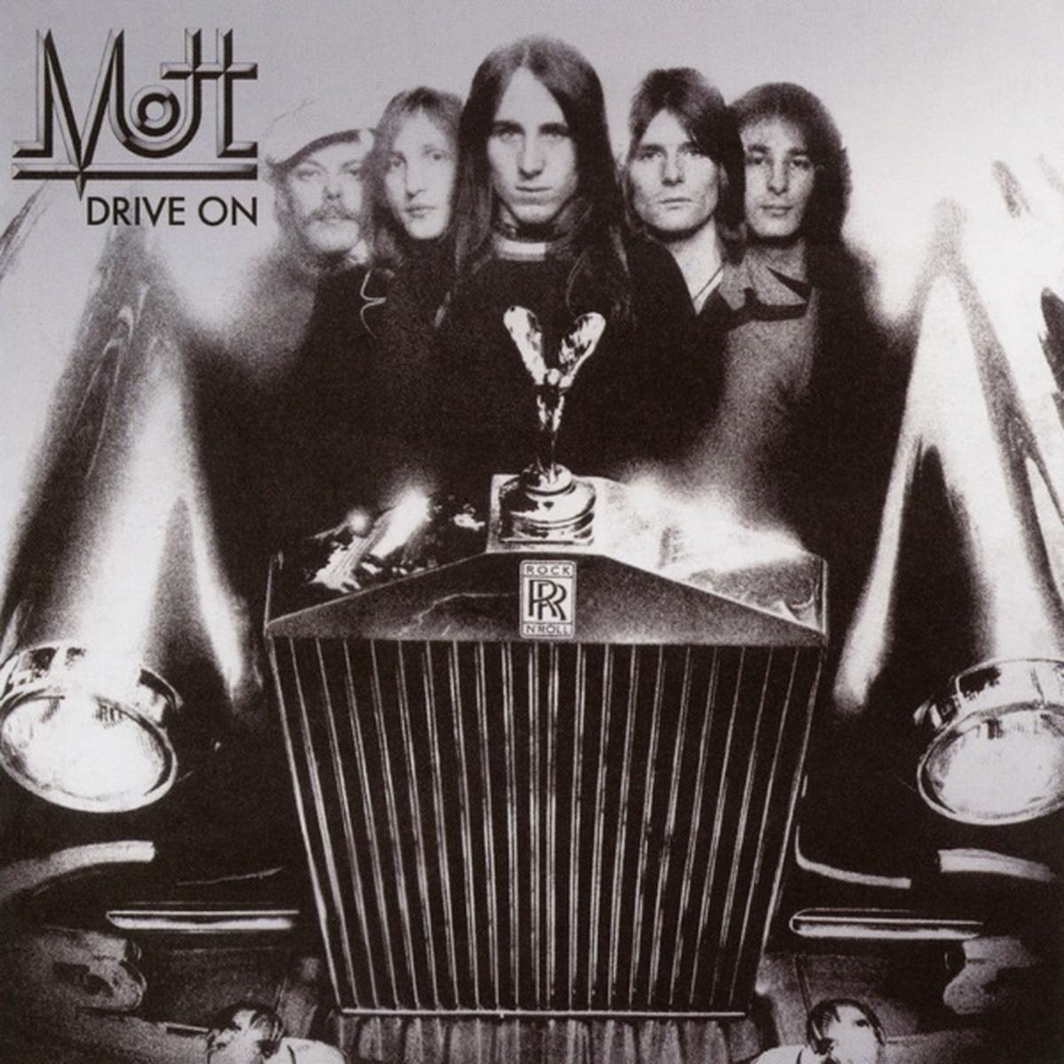 Drive On (album) by Mott The Hoople album cover